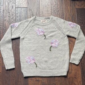 Philosophy XS sweater soft hand knit feel, medium weight EUC